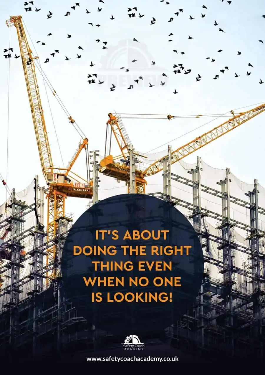 Doing the Right Thing Safety Poster