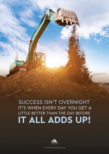 Success Isn't Over Night Poster