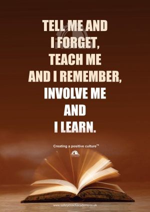 Involve Me and I Learn Poster