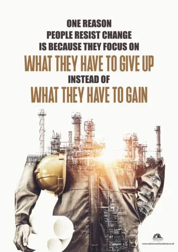 Focus on What You Will Gain Poster